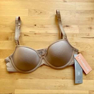 Thirdlove 24/7 Classic T-shirt Bra 30C Taupe NWT